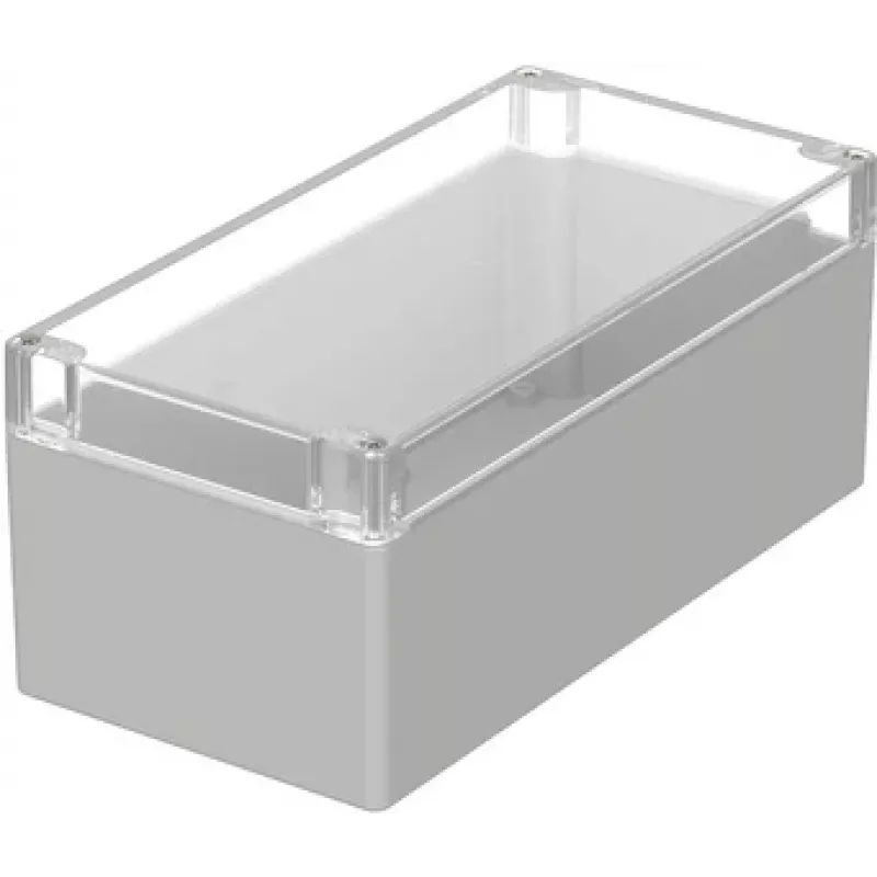 Bopla EUROMAS M 242 G 02242100 contenitore universale, 240 x 120 x 100 mm, policarbonato, grigio chiaro