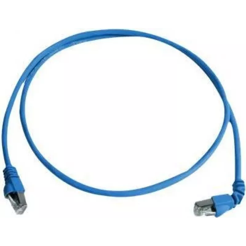 Telegärtner 100008016 cavo patch CAT 6a S/FTP, RJ45, 0,5 m, blu, LSZH, 10 Gbps