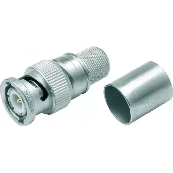 Telegärtner connettore maschio per cavo BNC crimp G37 50 Ohm, crimp/crimp, Professional, A3326, G37 (2,7/7,25) - 5 pz. (J01000A0061)