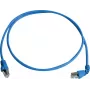 Telegärtner cavo patch Cat 6A S/FTP, PiMF, blu, 2,0 m, un'estremità angolata L00001A0159