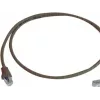 Telegärtner cavo patch Cat 6A S/FTP, PiMF, blu, 2,0 m, un'estremità angolata L00001A0159