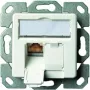 TELEGÄRTNER J00020A0523 AMJ-S Cat.6A presa RJ45 da incasso schermata, 2 posti, bianco puro