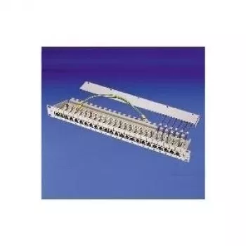 TELEGÄRTNER MPP16-HS Patch panel modulare 16 porte, 1U, grigio chiaro RAL 7035 J02022A0050