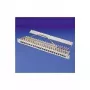 TELEGÄRTNER MPP16-HS Patch panel modulare 16 porte, 1U, grigio chiaro RAL 7035 J02022A0050