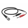 Telegärtner L00010A1844 Cavo di misura coassiale 0,5 m BNC su 2x banana, nero