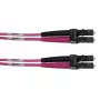 Telegärtner Cavo patch in fibra ottica multimodale OM4 LC su LC da 1 m, viola