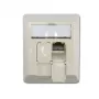 Telegärtner Presa di rete RJ-45 schermata Cat.6, bianco perla