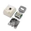 Telegärtner Presa di rete RJ-45 schermata Cat.6, bianco perla