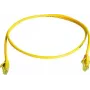 Telegärtner 100008205 cavo di rete patch RJ45, CAT 5e, 1,0 m, ignifugo, con guaina antipiega, giallo