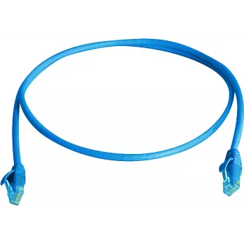 Telegärtner 100008054 cavo patch Cat6 U/UTP RJ45, 1 m, blu, LSZH