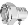 Telegärtner connettore maschio angolare 7-16 DIN, 50 Ohm, argento, connessione a morsetto J01120C0010