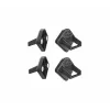 König & Meyer 19708-000-55 supporto magnetico per tablet, fonoassorbente, confezione da 4, nero