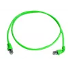 Telegärtner MP8 FS 500 cavo patch Cat6a SFTP RJ45 7,5 m verde L00004A0111