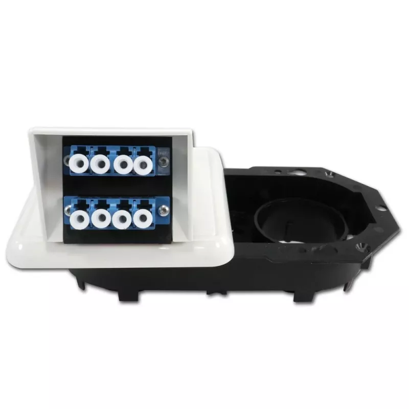 Telegärtner OAD modulo di uscita con 4 x duplex LC, bianco alpino (H02051C0072)