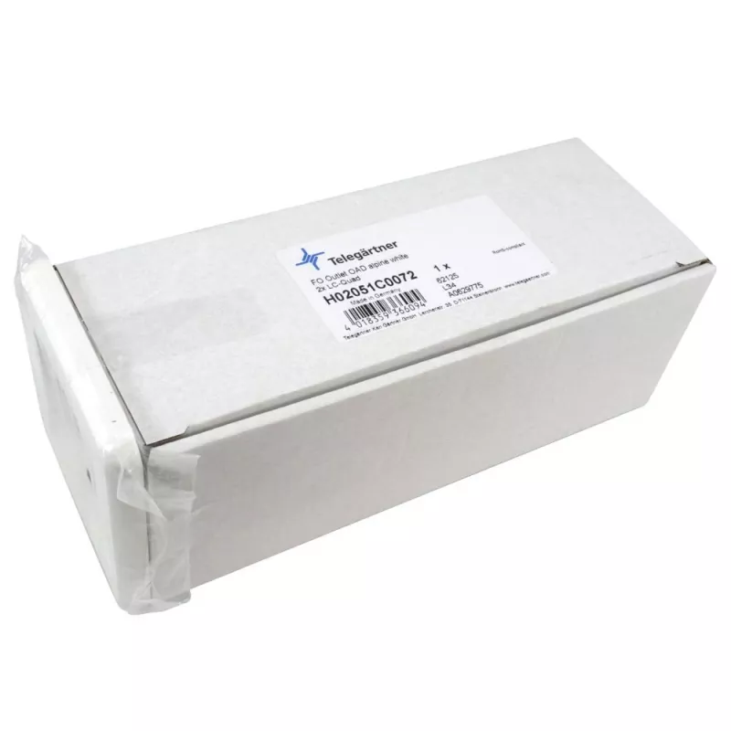 Telegärtner OAD modulo di uscita con 4 x duplex LC, bianco alpino (H02051C0072)