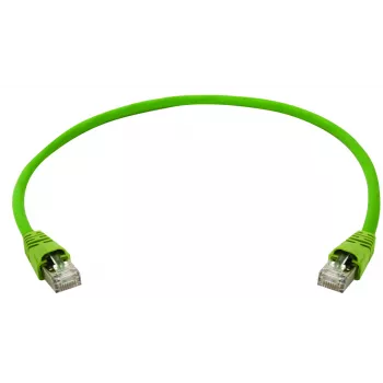 Telegärtner 100008108 cavo patch CAT 6a SF/UTP, RJ45, 0,5 m, verde