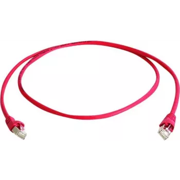 Telegärtner MP8 FS 600 Cat.7 S/FTP cavo patch, connettore RJ45 su connettore RJ45, 50 m, rosso
