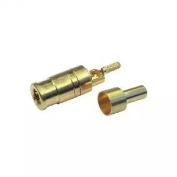 Telegärtner connettore femmina SMB PCB, dritto, 50 Ohm, dorato