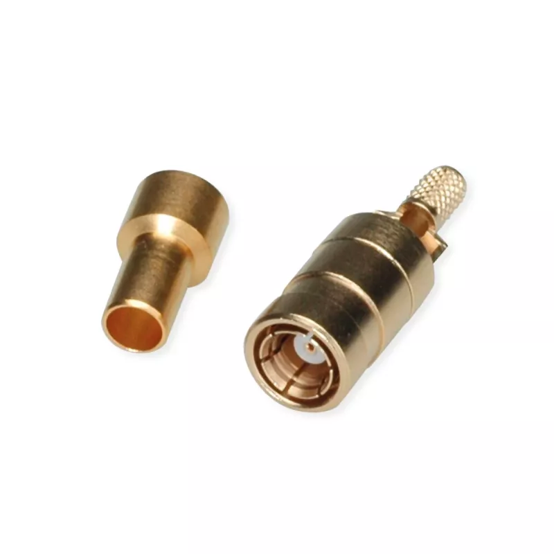 Telegärtner connettore femmina SMB PCB, dritto, 50 Ohm, dorato