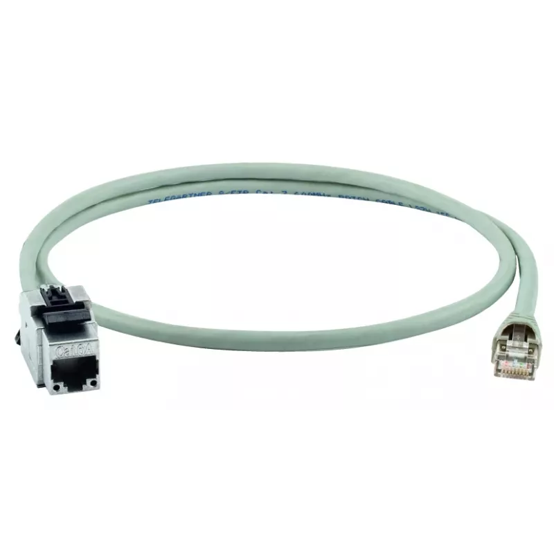Telegärtner L00004A0128 cavo patch Cat.6A S/FTP, 7,5 m, grigio