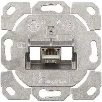 TELEGÄRTNER AMJ-S modulo di connessione RJ45 Cat.6A schermato con copertura, bianco puro J00020A0514