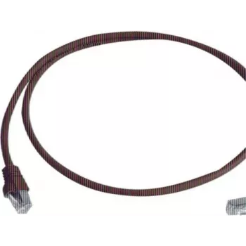 Telegärtner cavo patch S/FTP Cat 6A, PiMF, 1 m, rosso, un connettore angolare, LSZH L00000A0196