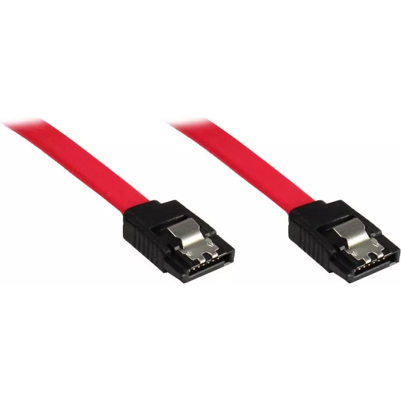 GoodConnections cavo SATA 3 Gb/s con blocco, 0,5 m, rosso 5045-A05