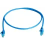Telegärtner 100008077 cavo patch RJ45, 1,0 m, blu, ignifugo, con protezione antipiega