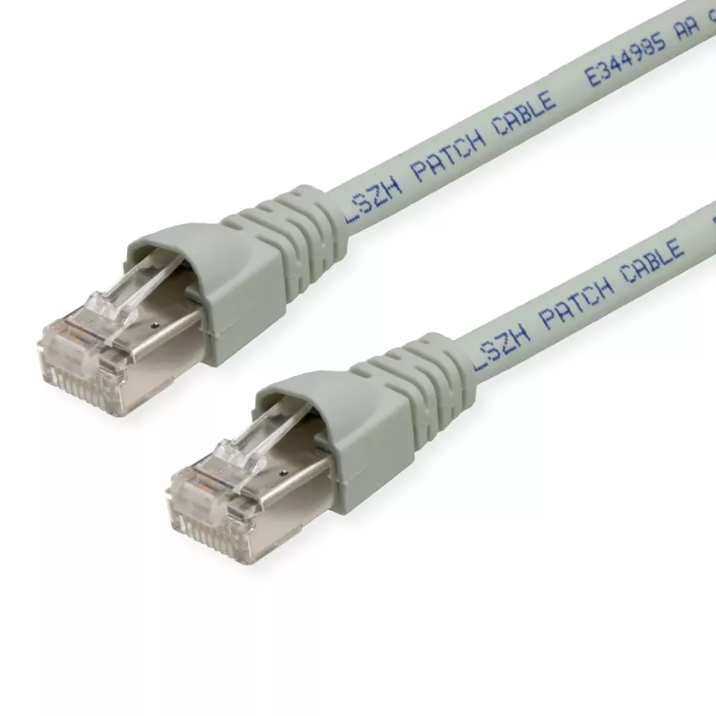 TELEGÄRTNER TEGA L00003A0148 Cavo patch Cat.6A S/FTP, 4,5 m, grigio, LSZH