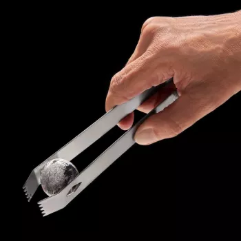 Lurch Pinza per ghiaccio grigio fumo 18 cm con estremità in silicone 240789