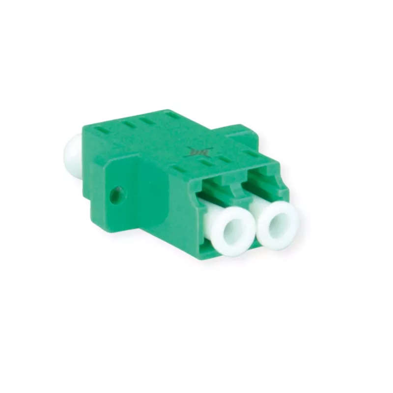 Telegärtner J08071A0021 Connettore in fibra ottica LC/APC single-mode, verde