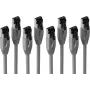 S CONN MAXIMUM CONNECTIVITY Cavo patch Cat. 8.1 F/FTP PIMF LSZH, grigio, 0,5 m, confezione da 4 SC08-41010-4