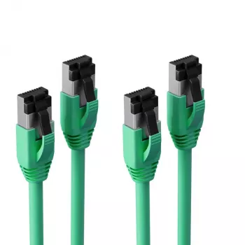 S CONN MAXIMUM CONNECTIVITY S/CONN Basic Cavo patch Cat. 8.1 F/FTP PIMF LSZH, verde, 10,0 m, confezione da 2 (SC08-41073-2)