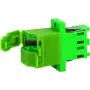 Telegärtner J08071A0028 Adattatore LC/APC simplex, verde, bussola in zirconia