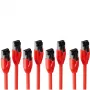 S CONN MAXIMUM CONNECTIVITY S/CONN maximum connectivity ®-BASIC-S Cavo patch cat. 8.1 F/FTP PIMF LSZH rosso 10,0 m--VE4 (SC08-41074-4)