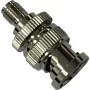 Wittenberg Antennen 103509 Adattatore coassiale BNC connettore maschio su SMA connettore femmina, 50 Ohm, DC-4 GHz, ottone nichelato