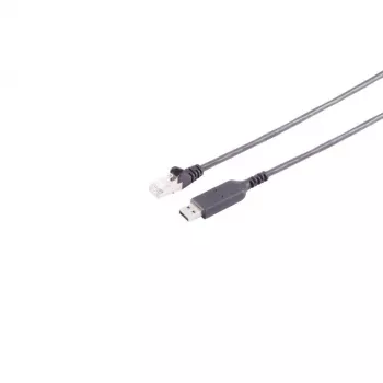 S CONN Maximum Connectivity cavo adattatore USB-A su RJ45 Gigabit Ethernet, 1 m, nero 13-52025