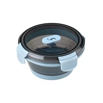 LURCH up & down 240532 contenitore per alimenti, 400 ml, altezza 6,7 cm, blu