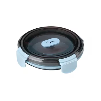 LURCH up & down 240532 contenitore per alimenti, 400 ml, altezza 6,7 cm, blu