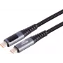 S CONN Maximum Connectivity cavo di ricarica USB-C su USB-C, 240W PD, display integrato, 1m 14-59025