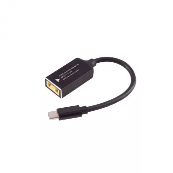 S CONN MAXIMUM CONNECTIVITY Adattatore USB-C a Lenovo Slim-Tip 65W PD in metallo (14-05080)