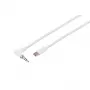 S CONN MAXIMUM CONNECTIVITY Cavo audio USB-C, connettore a 3,5 mm angolare, TRS, bianco, 1,2 m (14-06126)
