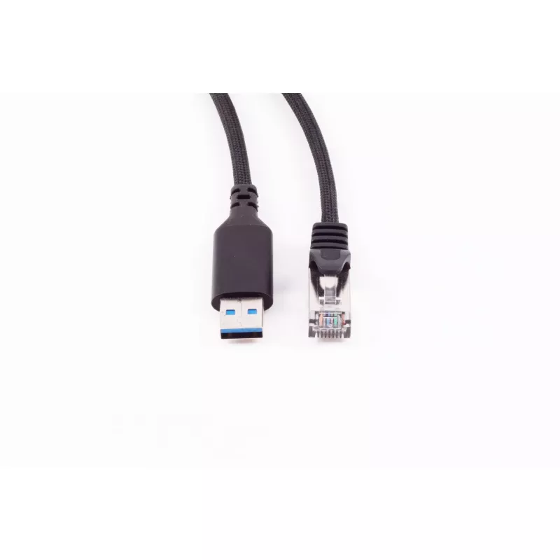 SHIVERPEAKS Cavo adattatore USB-A a RJ45 Gigabit Ethernet, 1 m, nero BS14-52025
