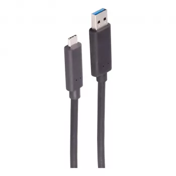 SHIVERPEAKS BS30-38075 Cavo in fibra ottica USB-A a USB-C, 10 m, 5 Gbps, nero