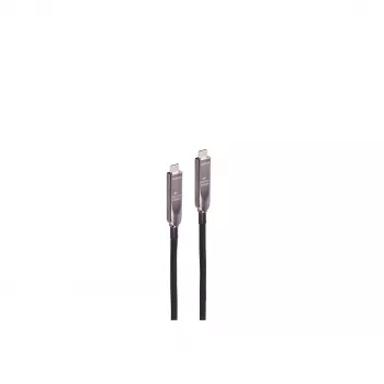SHIVERPEAKS Cavo ibrido USB-C, USB 3.2 Gen 2, video 8K, 10 Gbps, 60W Power Delivery, 7,5m, nero BS30-43065