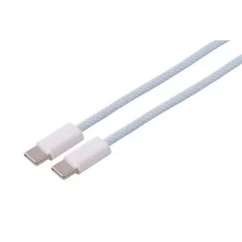 S CONN MAXIMUM CONNECTIVITY Cavo di ricarica USB-C, 2.0, 240W, blu, tessuto, 0,5m (14-22011)