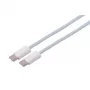 S CONN MAXIMUM CONNECTIVITY Cavo USB-C a USB-C, intrecciato, 240W PD, USB 2.0, 1m, blu 14-22021