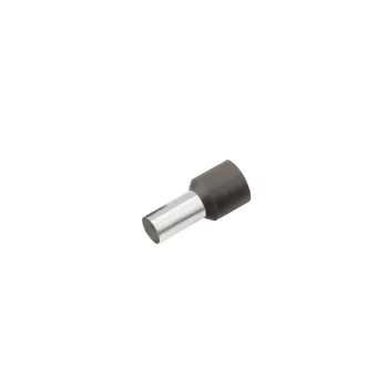 Cimco 187120 Terminale a crimpare parzialmente isolato, 1,5 mm², nero, 100 pezzi