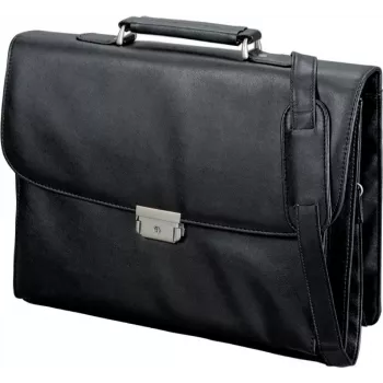 JÜSCHA Alassio Catana 92434 Borsa business A4 nero similpelle