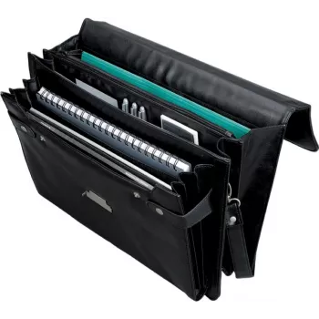JÜSCHA Alassio Catana 92434 Borsa business A4 nero similpelle